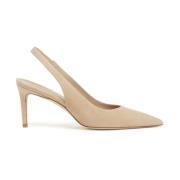 Stuart Weitzman Slingback Pump Beige, Dam