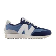 New Balance Navy 327 Retro Sneakers Blue, Dam