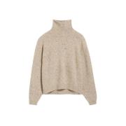 Vanessa Bruno Glittrig Dotty Pullover Sweater Beige, Dam