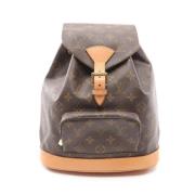 Louis Vuitton Vintage Pre-owned Tyg crossbodyvskor Brown, Dam