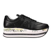 Premiata Stilig Sneaker med 100% sammansättning Black, Dam