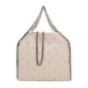 Stella McCartney Studded Mini Falabella Tote Bag White, Dam