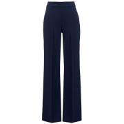 Joseph Ribkoff Leather Trousers Blue, Dam