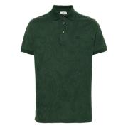 Etro Multifärgad Paisley Print Polo Shirt Green, Herr