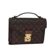 Louis Vuitton Vintage Pre-owned Canvas handvskor Brown, Dam