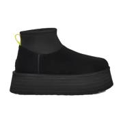 UGG Svarta Classic Mini Dipper Stövlar Black, Dam