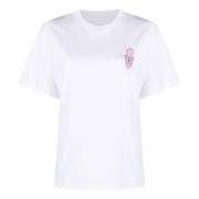 Stand Studio Avslappnad kortärmad vit T-shirt White, Dam