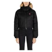 Tommy Jeans Faux Alaska Jackor och Kappor Kollektion Black, Dam