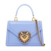 Dolce & Gabbana Sacred Heart Mini Väska Blue, Dam