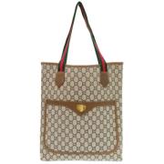 Gucci Vintage Pre-owned Canvas gucci-vskor Beige, Dam