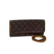 Louis Vuitton Vintage Pre-owned Canvas louis-vuitton-vskor Brown, Dam