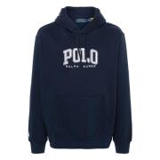 Polo Ralph Lauren Blå Casual Långärmad Sweatshirt Blue, Herr