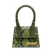 Jacquemus Mini Grön Snakeskin Väska Green, Dam