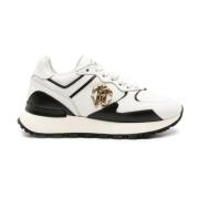 Roberto Cavalli Vita Casual Sneakers i vitt läder White, Dam