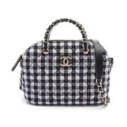 Chanel Vintage Pre-owned Canvas chanel-vskor Black, Dam