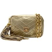 Chanel Vintage Pre-owned Laeder chanel-vskor Yellow, Dam