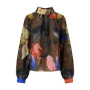 Stine Goya Färgglad Blus Multicolor, Dam