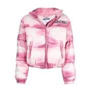 Moschino Rosa Nylonjacka Pink, Dam