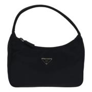 Prada Vintage Pre-owned Tyg prada-vskor Black, Dam