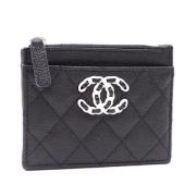 Chanel Vintage Pre-owned Laeder plnbcker Black, Dam