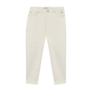 Roy Roger's Snygga Carrot Fit Denim Jeans White, Herr