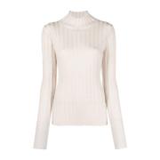 See by Chloé Rosa Ull Turtleneck Sweater Pink, Dam