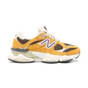 New Balance Gula Mocka Mesh Sneakers Yellow, Herr