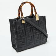 Fendi Vintage Pre-owned Laeder fendi-vskor Black, Dam