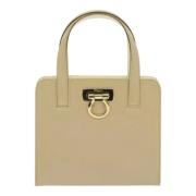 Salvatore Ferragamo Pre-owned Pre-owned Tyg handvskor Beige, Dam