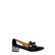 Chie Mihara Svart Lack Frans Klack Loafer Black, Dam