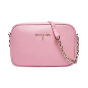 Patrizia Pepe Elegant Läder Crossbody Väska Pink, Dam