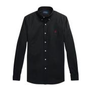 Polo Ralph Lauren Slim-Fit Stretch Poplin Skjorta Black, Herr