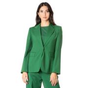 Max Mara Weekend Basilico Jacka Set - Enkelknäppt Green, Dam