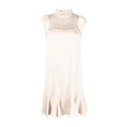 See by Chloé Beige Casual Midi Klänning Beige, Dam