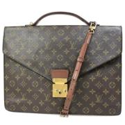 Louis Vuitton Vintage Pre-owned Canvas portfljer Brown, Herr