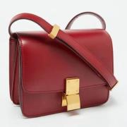 Celine Vintage Pre-owned Laeder celine-vskor Red, Dam