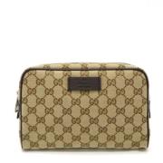 Gucci Vintage Pre-owned Canvas gucci-vskor Beige, Dam