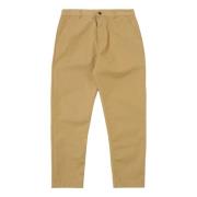 Universal Works Modern Militär Chino Byxor Sand Brown, Herr