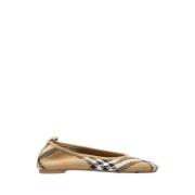 Burberry Kolla Stickad Baby Ballerina Skor Beige, Dam