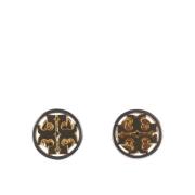 Tory Burch Stud Örhänge Tillbehör Yellow, Dam