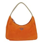 Prada Vintage Pre-owned Tyg prada-vskor Orange, Dam