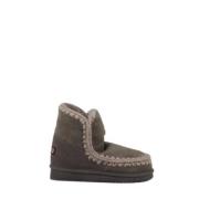 Mou Platta Ankelsboots Gray, Dam