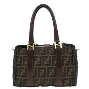 Fendi Vintage Pre-owned Canvas fendi-vskor Brown, Dam