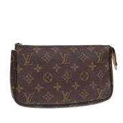 Louis Vuitton Vintage Pre-owned Canvas necessrer Brown, Dam