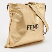 Fendi Vintage Pre-owned Tyg fendi-vskor Yellow, Dam