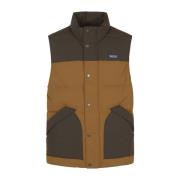 Patagonia Herr Downdrift Vest för utomhusäventyr Brown, Herr