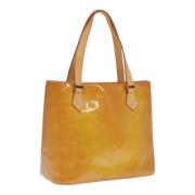 Louis Vuitton Vintage Pre-owned Laeder handvskor Beige, Dam