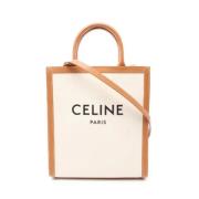 Celine Vintage Pre-owned Canvas celine-vskor Beige, Dam