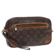 Louis Vuitton Vintage Pre-owned Canvas kuvertvskor Brown, Dam