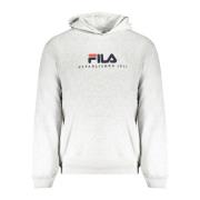 Fila Grå huva tröja med broderi Gray, Herr